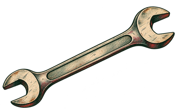 Llave mecánica antigua
